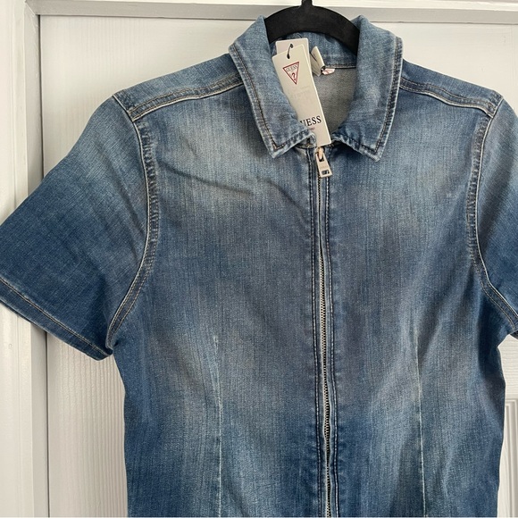 NWT Guess denim jumpsuit - Picture 3 of 3